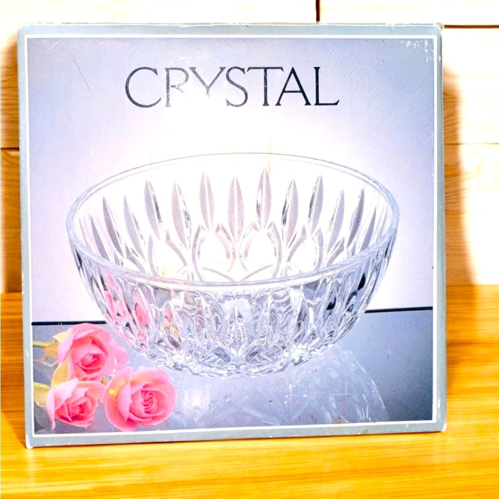 Crystal Ashtray or Serving Piece NIB